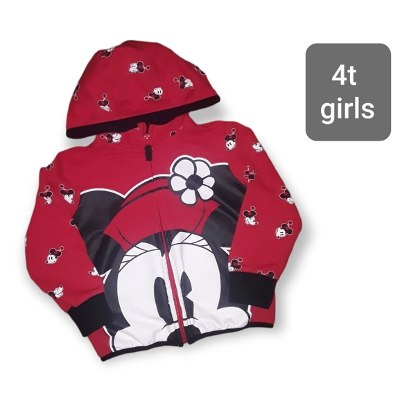 Disney Other - 💥💥 3 for 10 💥💥4t girls mini mouse zip up hoody